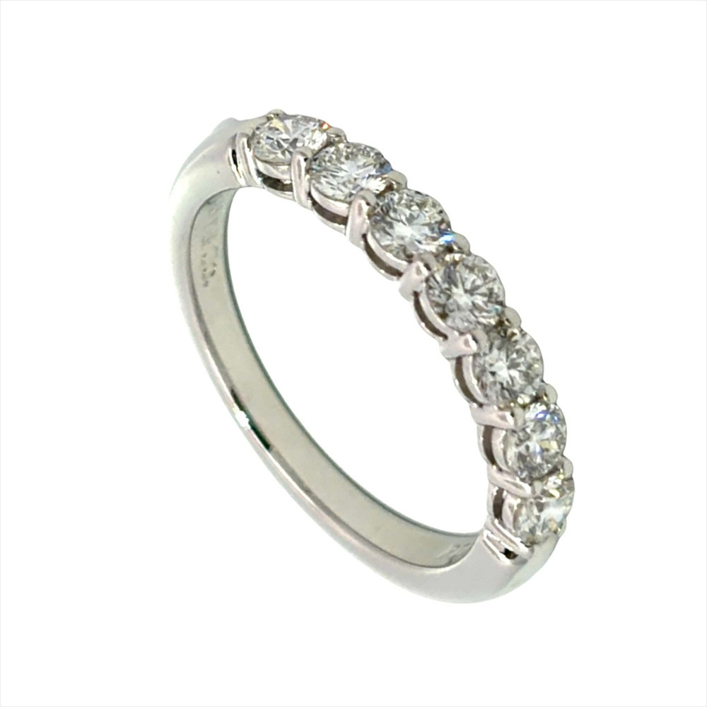 TIFFANY & CO. Silver Diamond Ring